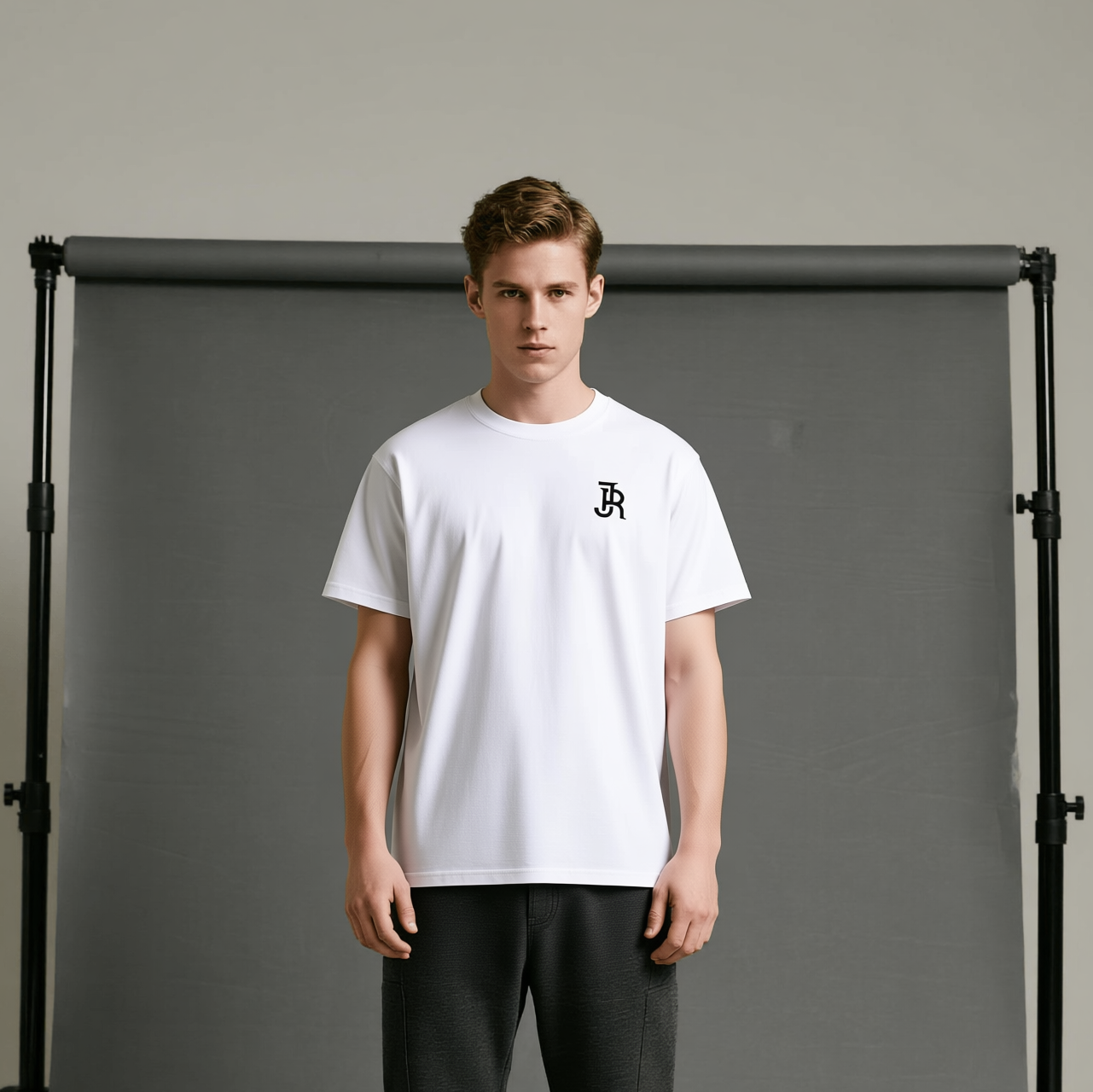 White T-Shirt (black logo)