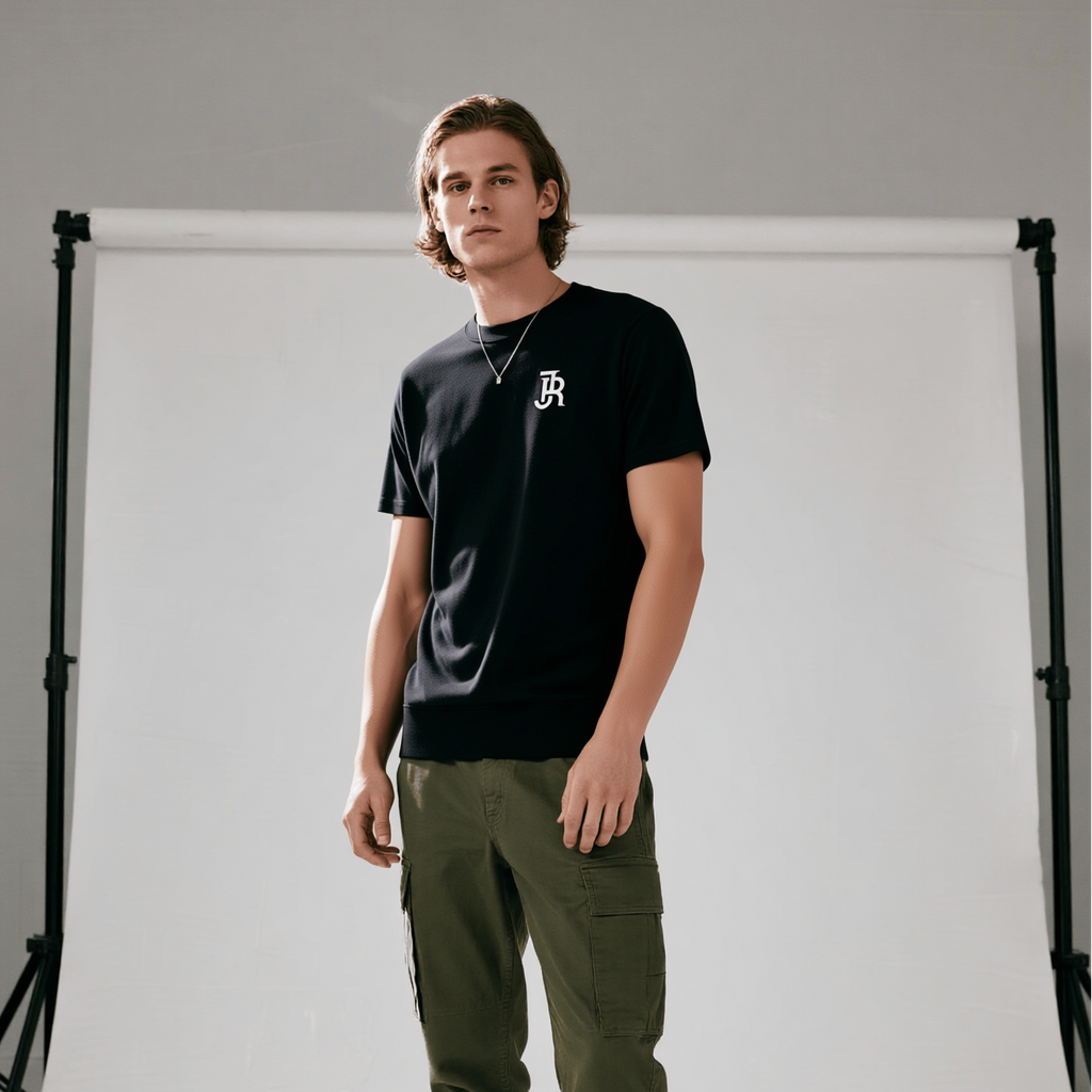 Black T-Shirt (white logo)